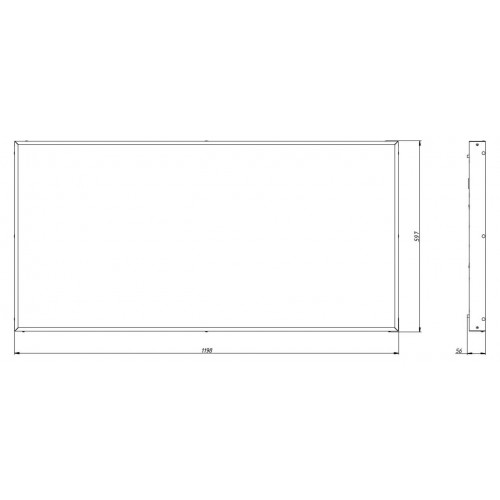 OFFICE 82-M1200x600 (LL-DPO-082-M1200x600) Светодиодный светильник офисный накладной 78 ВТ