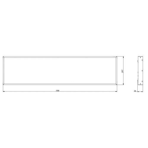 OFFICE 41-M1200x300 (LL-DPO-041-M1200x300) Светодиодный светильник офисный накладной 39 ВТ