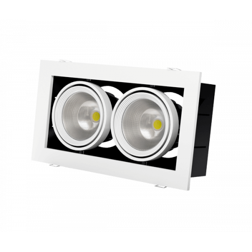 GRAZIOSO 2 LED 2х30 4000K Светильник светодиодный карданный Vivo Luce