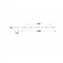 FRESCO LED 48 NEW Светильник светодиодный Vivo Luce