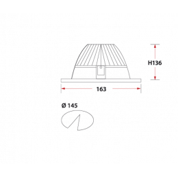 Largo LED 10 W white Clean Светильник светодиодный Vivo Luce