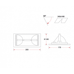 MAGNIFICO LED 30 N 4000K SHARP silver clean Светильник светодиодный Vivo Luce
