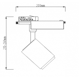 TEMPO 3 LED 45W 2700K 45 deg Светильник светодиодный Vivo Luce